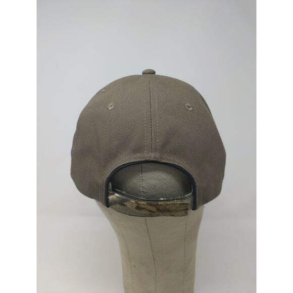 Cargill Camo & Brown Strapback Hat Embroidered Logo Spell Out K Products Cap - Picture 6 of 11